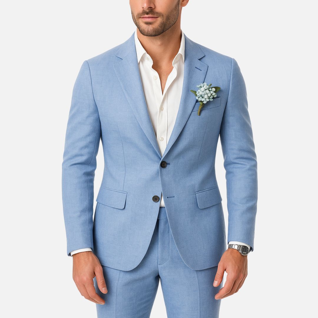 Men’s Smart Linen Suit – Wedding Suit