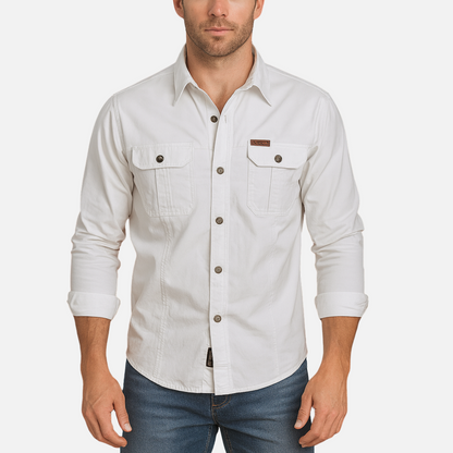 Men's Long Sleeve Shirt – Rugged & Stylish Army Shirt