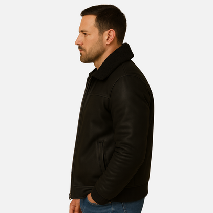 Men’s Winter Jacket with Collar