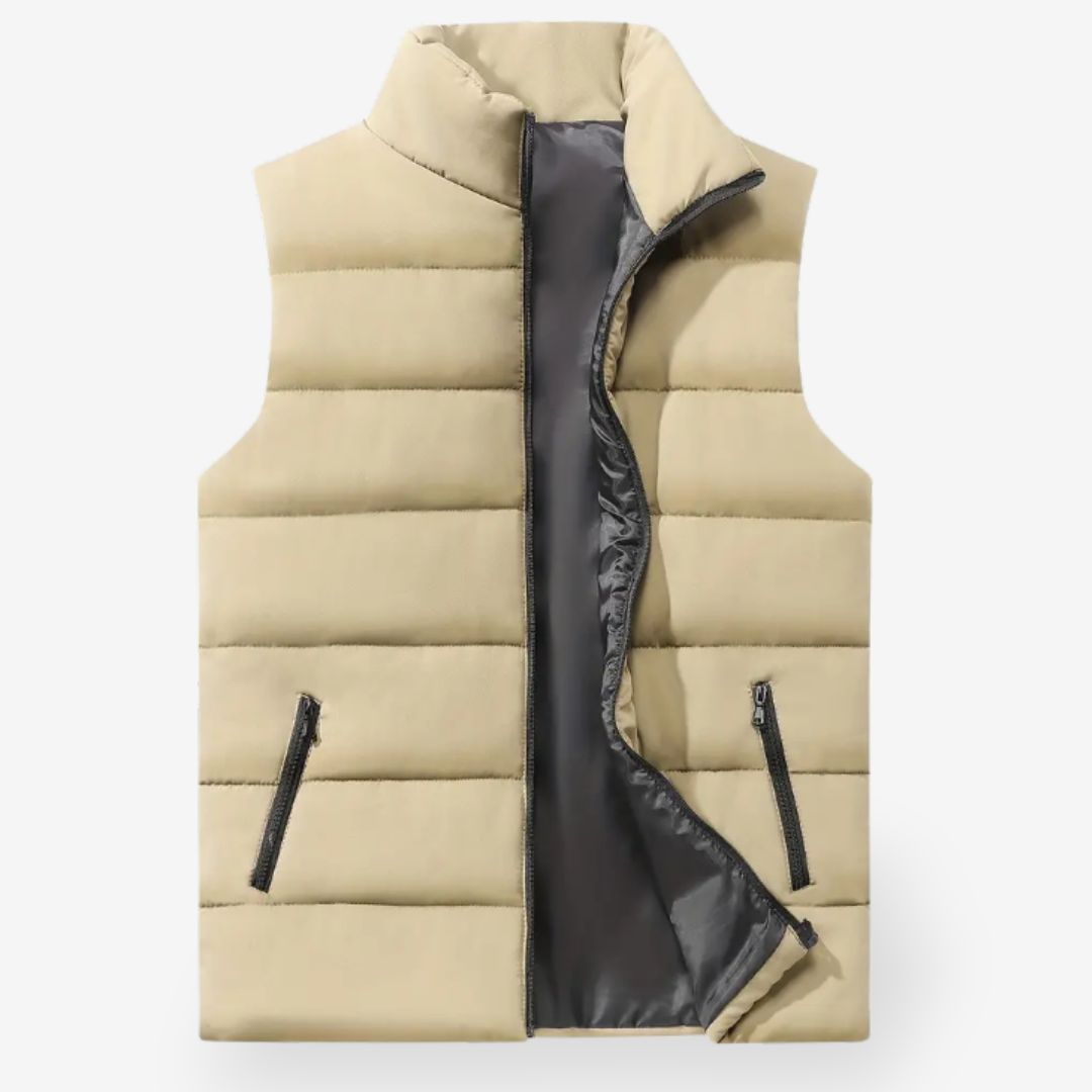 Men’s Casual Bodywarmer – Padded Sleeveless Jacket