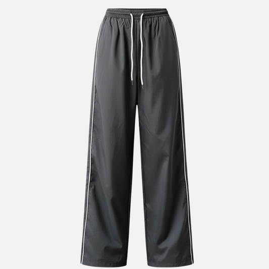 Women’s Wide Leg Track Pants – Casual Relaxed Trackies