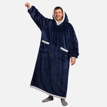 Men’s Oversized Hoodie Blanket – Fleece Wearable Blanket