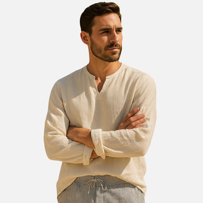 Men’s Linen Shirt Long Sleeve