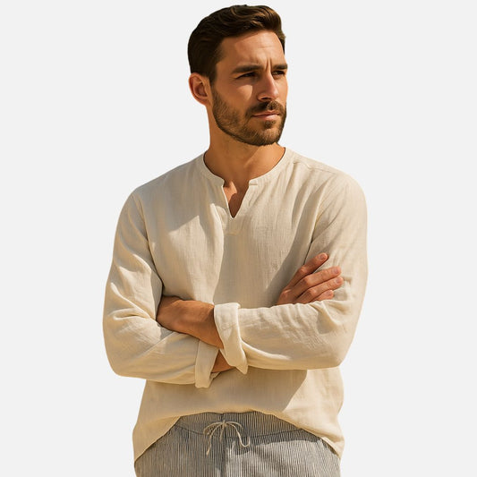 Men’s Linen Shirt Long Sleeve